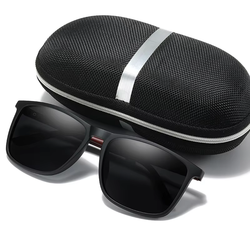 Lunettes de soleil de sport pour hommes, polarisées, confortables, carrées, légères, accessoire avec Origina UV400