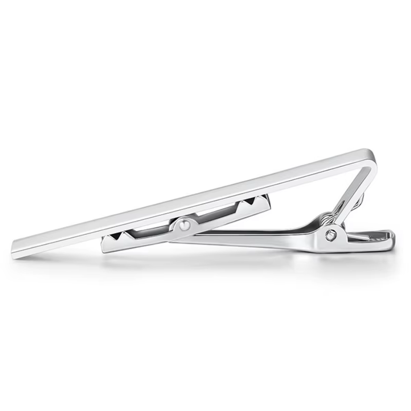 Pince à cravate accessoires de cravate cravates de Style de mode pour hommes ton métal fermoir à barre Simple fermoir pratique épingle à cravate pour pince à col pour hommes
