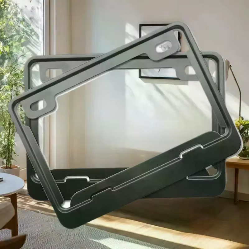 【YIBAR】 cadre de badge de moto support de plaque d'immatriculation universel en aluminium accessoires de moto cadres de plaque d'immatriculation de moto