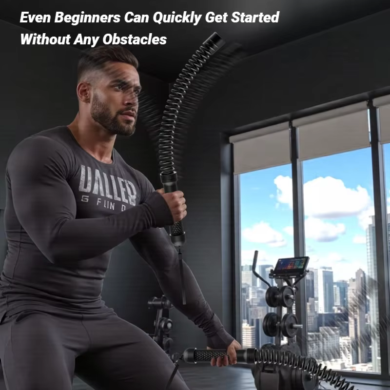 Barre de musculation ergonomique pour fitness