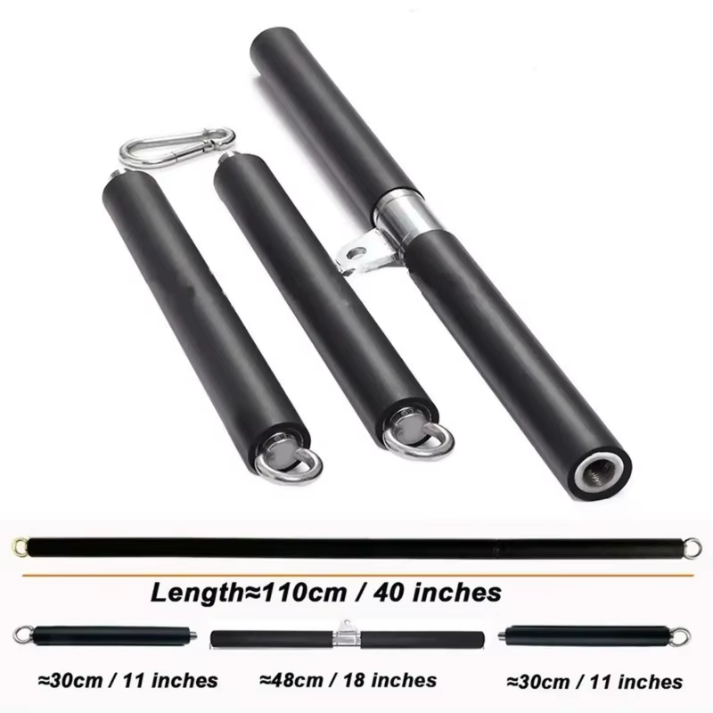 Barre de traction lat de fitness détachable réglable 360 ° Poignée rotative pour accessoires de gymnastique de machine