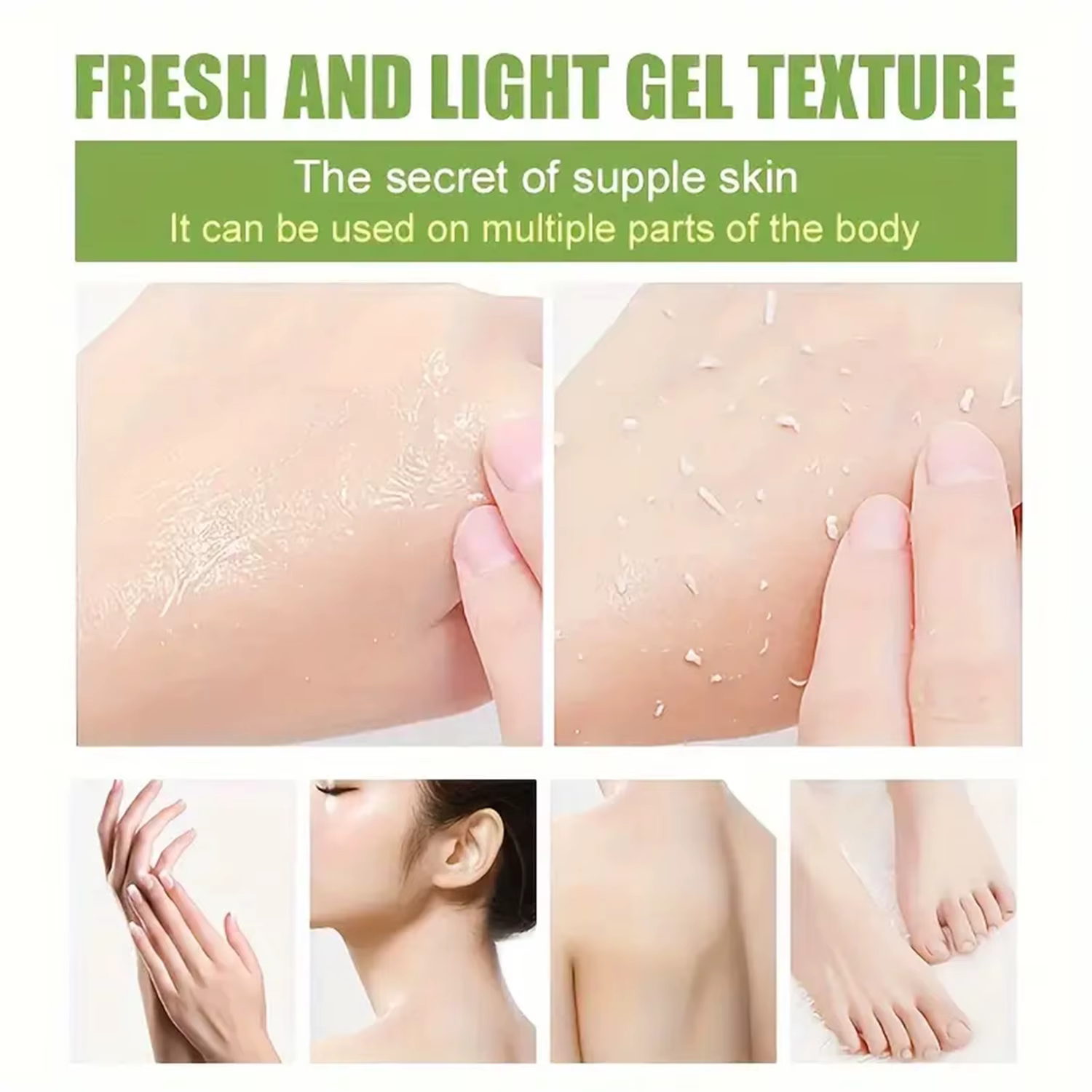 Gel exfoliant 3 en 1 Mandelic Acid & Kojic Clean à l'aloe vera – Nettoyage en profondeur et hydratant pour une peau lisse et sûre