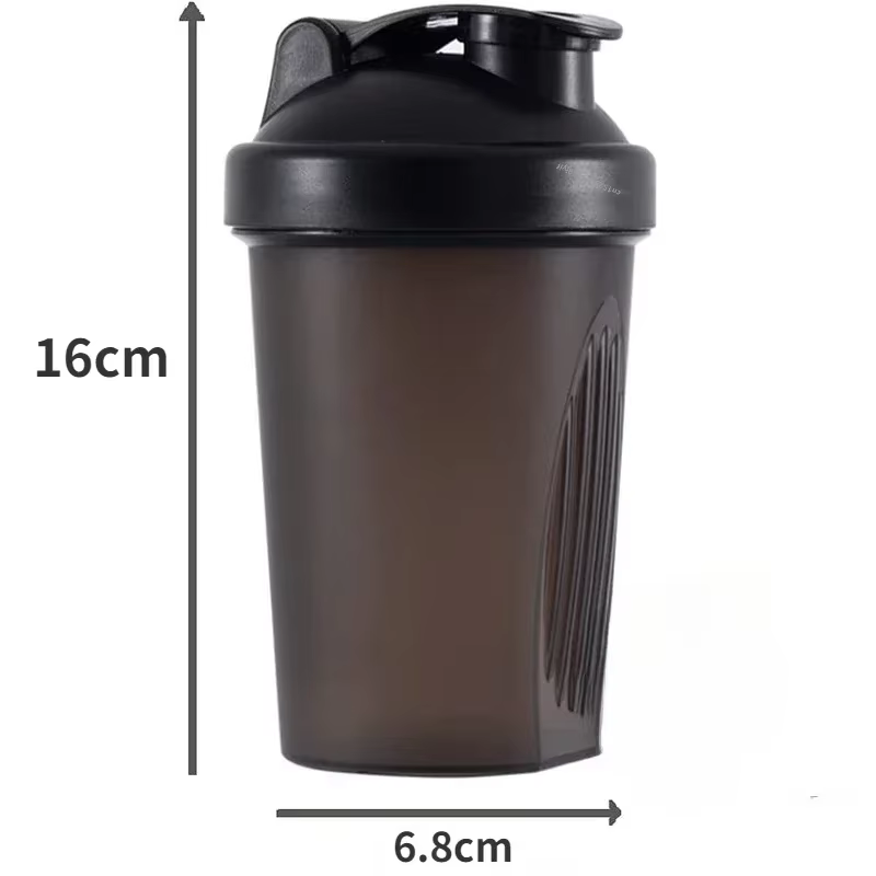 Bouteille Shaker de 400ML avec boule en acier inoxydable
