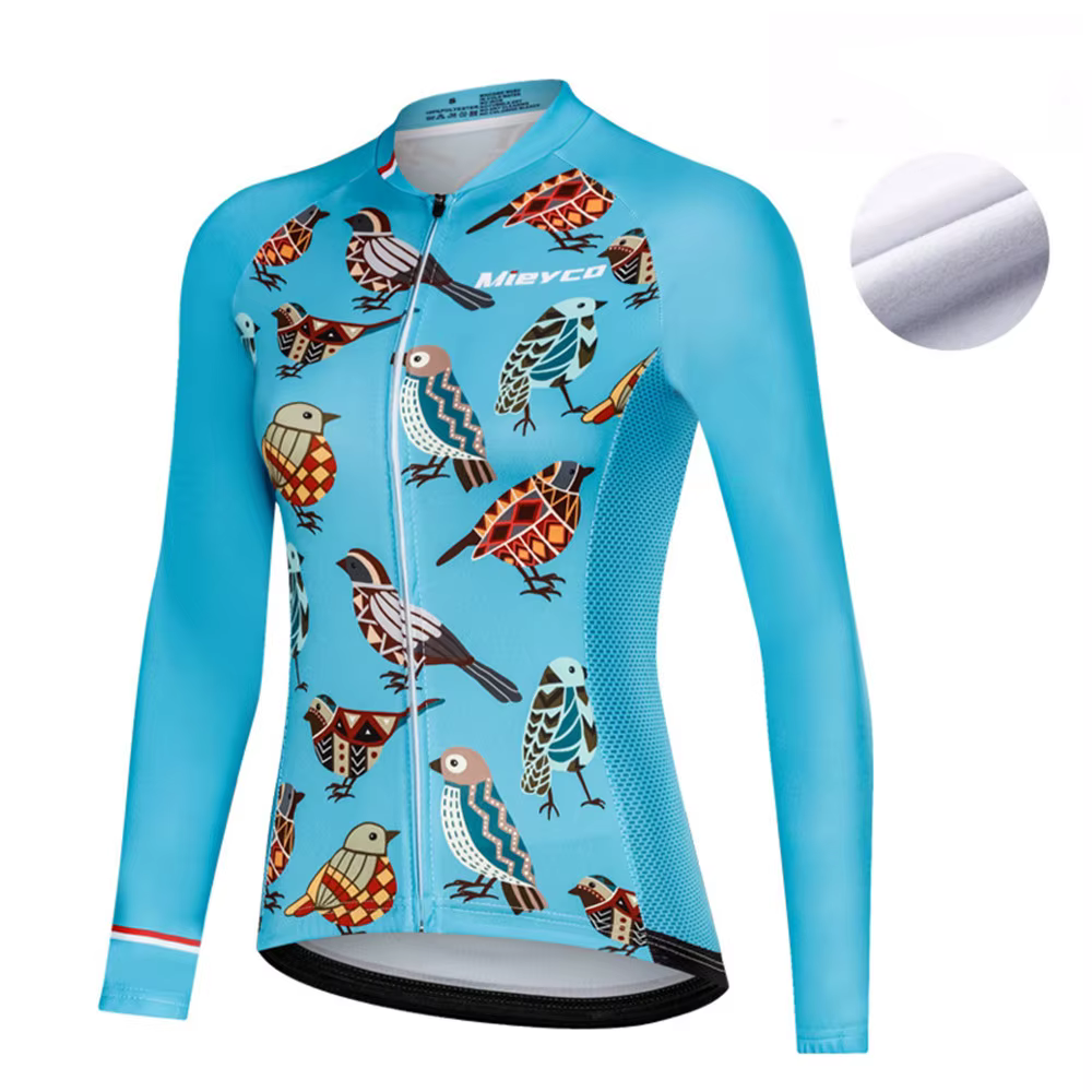 Maillot Thermique de Cyclisme pour Femme