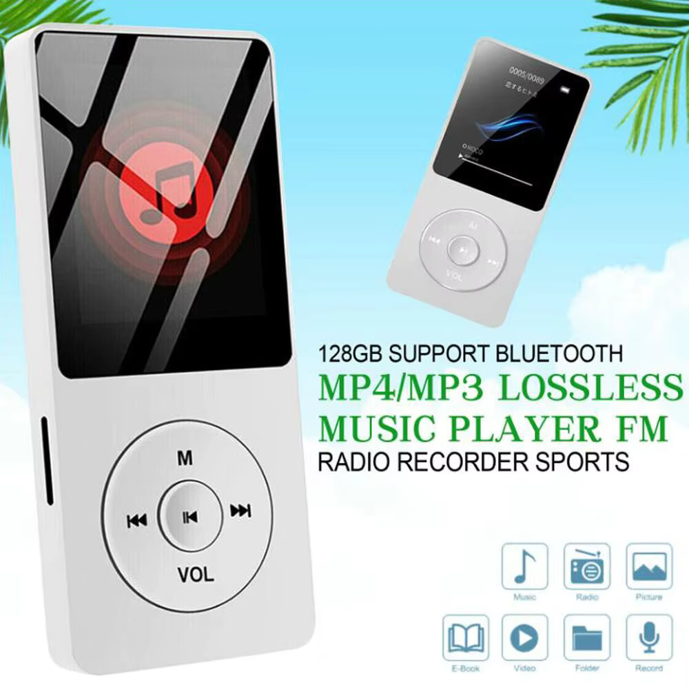 Lecteur MP3 Sports de plein air Fitness Mini baladeur Mp4/mp3 Support Bluetooth