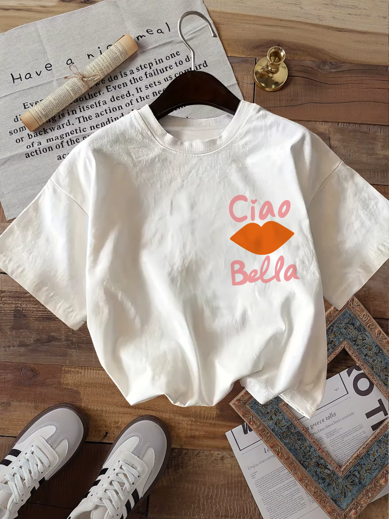 T-shirt Ciao Bella pour femme