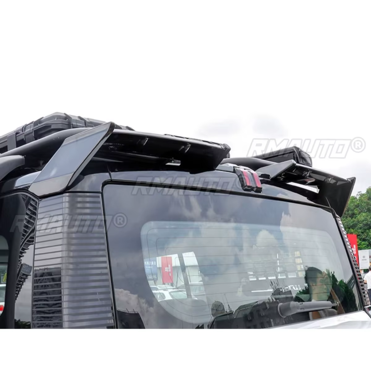 Pour Chery iCAR 03 accessoires extérieurs voiture becquet arrière aile coffre becquet coffre aile toit becquet arrière toit aile corps Kit