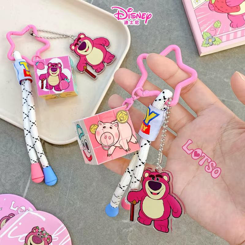 Nouveauté, porte-clés authentique Disney, série de dessins animés, pendentif, accessoire mignon pour téléphone portable, petite idée cadeau