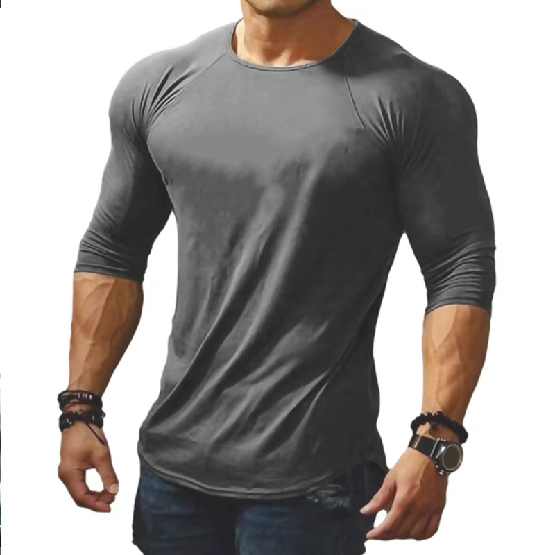 T-shirt de course à compression pour homme