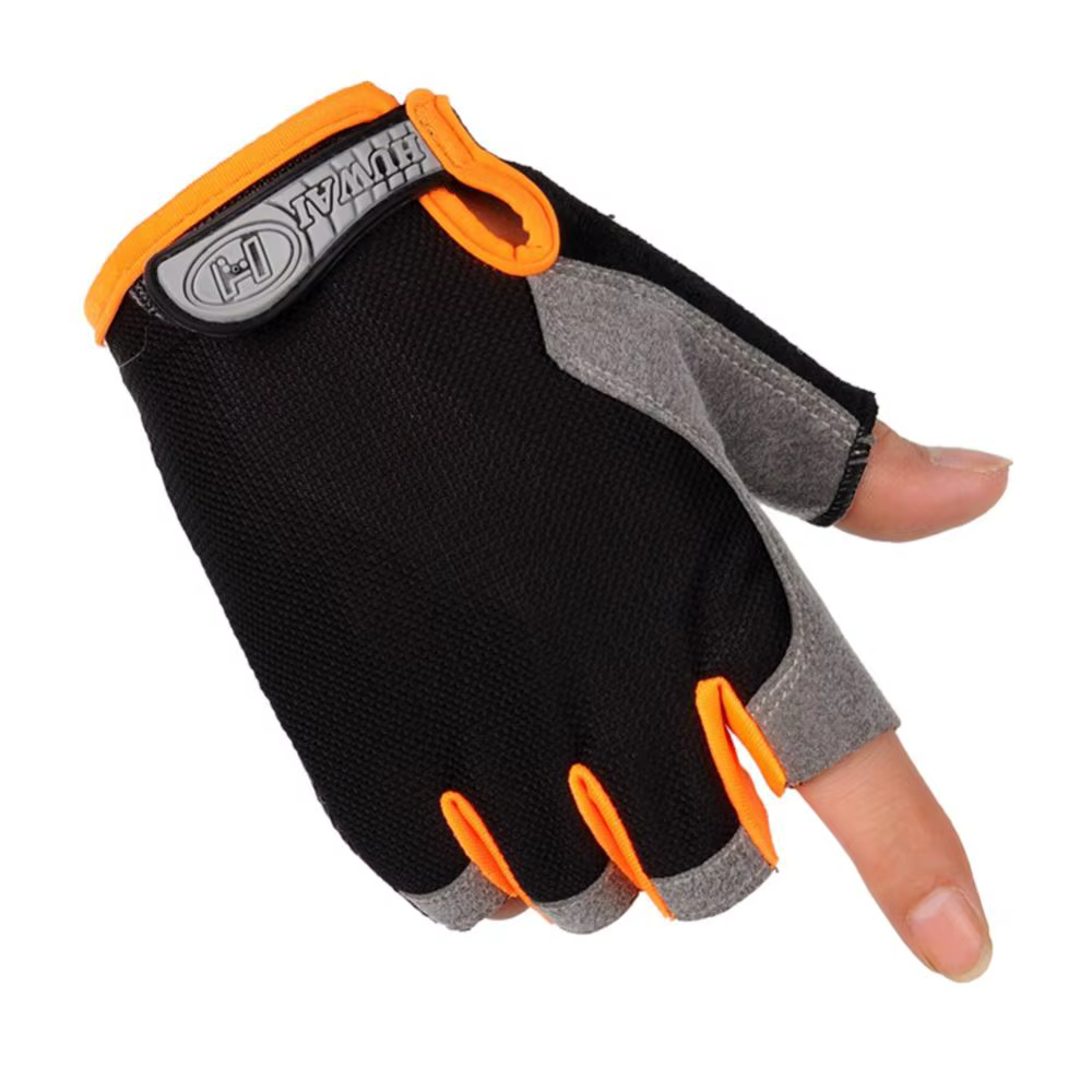Gants de cyclisme demi-doigts pour homme et femme