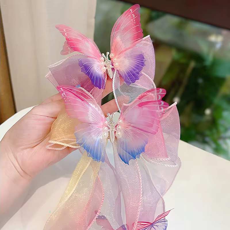 Accessoires pour cheveux d'enfants : Nœuds, rubans, épingles à cheveux tressées, coiffes, épingles à cheveux de princesse pour filles d'été