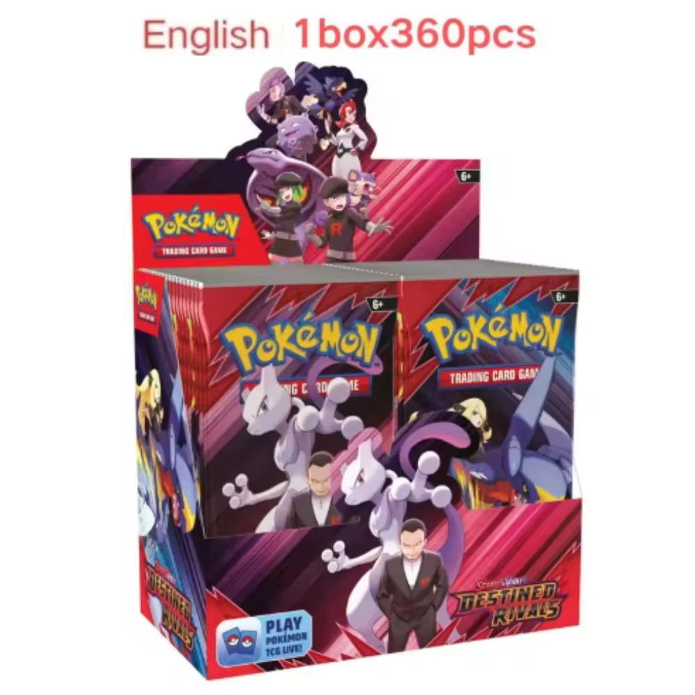 360 cartes Pokémon Scarlet & Violet Prismatic Evolutions, boîte de cartes Pokémon en anglais, Booster Battle 151 Ultra Prism