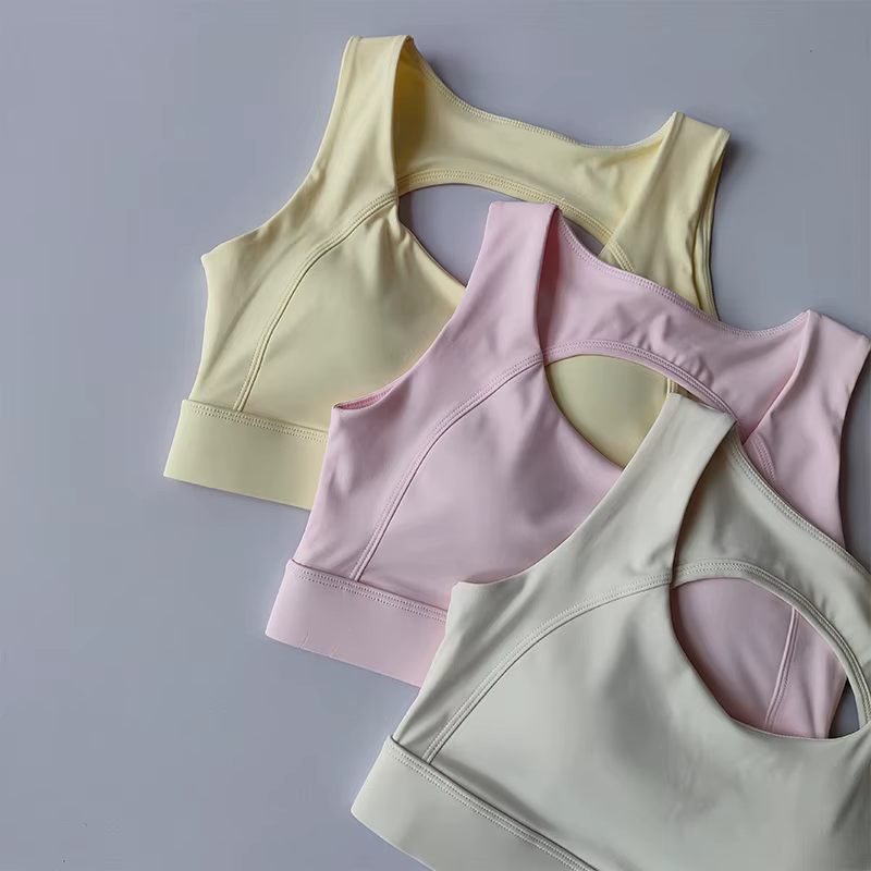 Beau dos sous-vêtements de sport résistant aux chocs course Anti-affaissement Yoga soutien-gorge haute intensité haut d'entraînement Fitness vêtements gilet