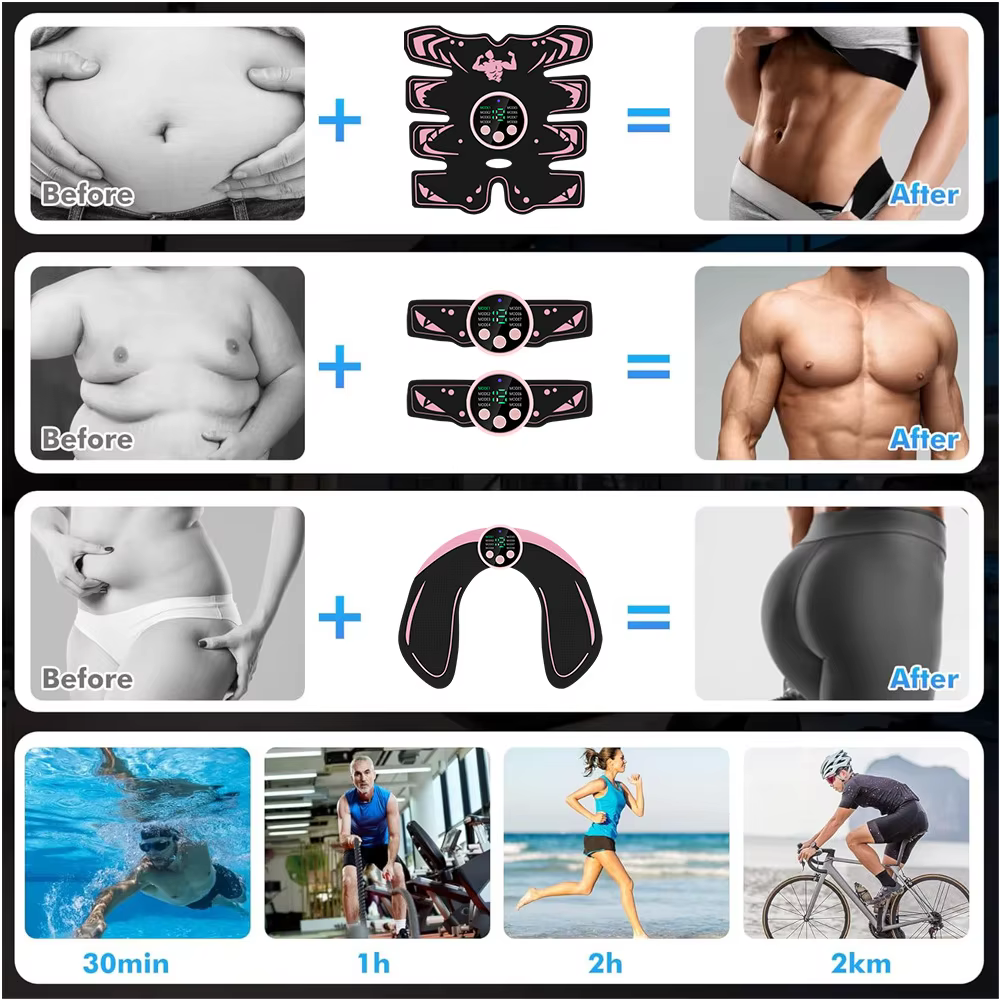 Stimulateur musculaire EMS - 19 intensités