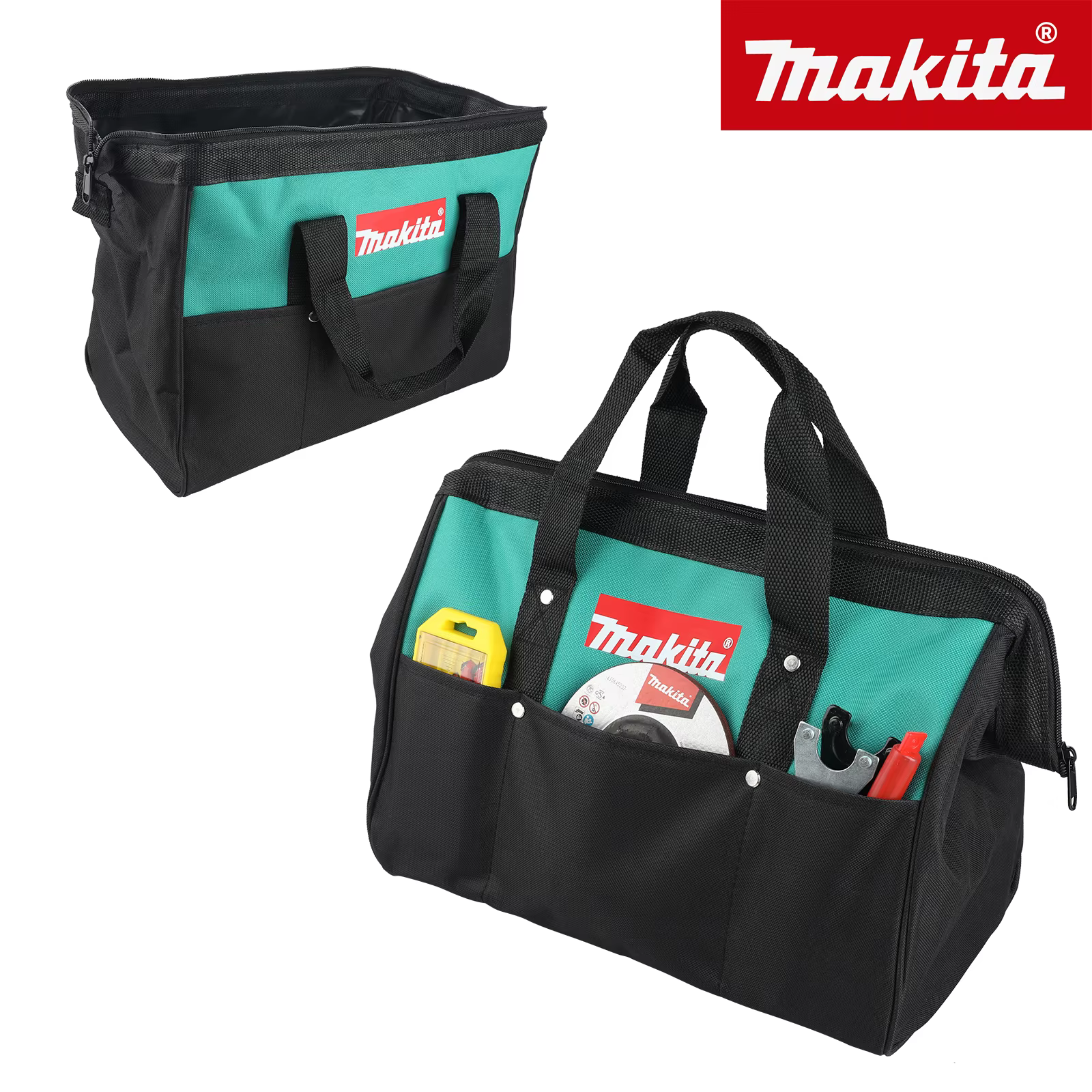 Kit d'outils portatifs Makita, tissu Oxford double couche, sac d'électricien en fil d'acier, imperméable et anti-chute 368-1