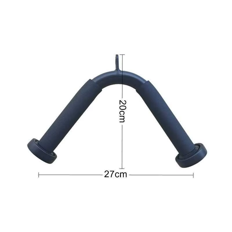 Accessoire de barre triceps en V pour machine à câble