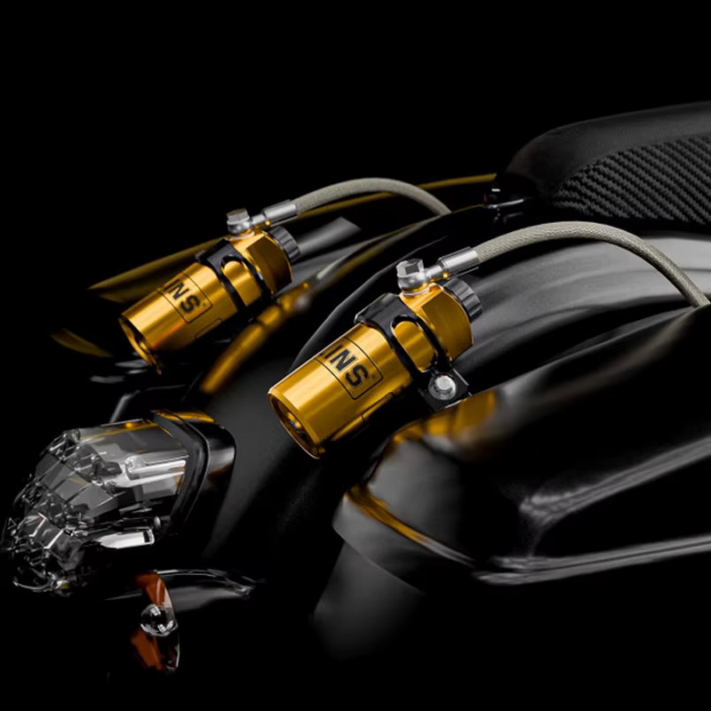 Supports de réservoir à distance d'amortisseur, accessoires de moto pour Harley Touring Road Glide Street Glide Road King FLHX 2014