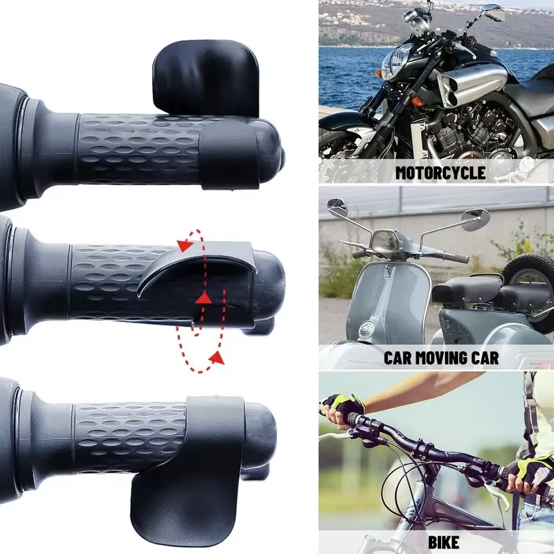 Accélérateur de moto antidérapant, poignée d'assistance au contrôle du guidon, outils d'économie d'effort, clip d'assistance au moteur