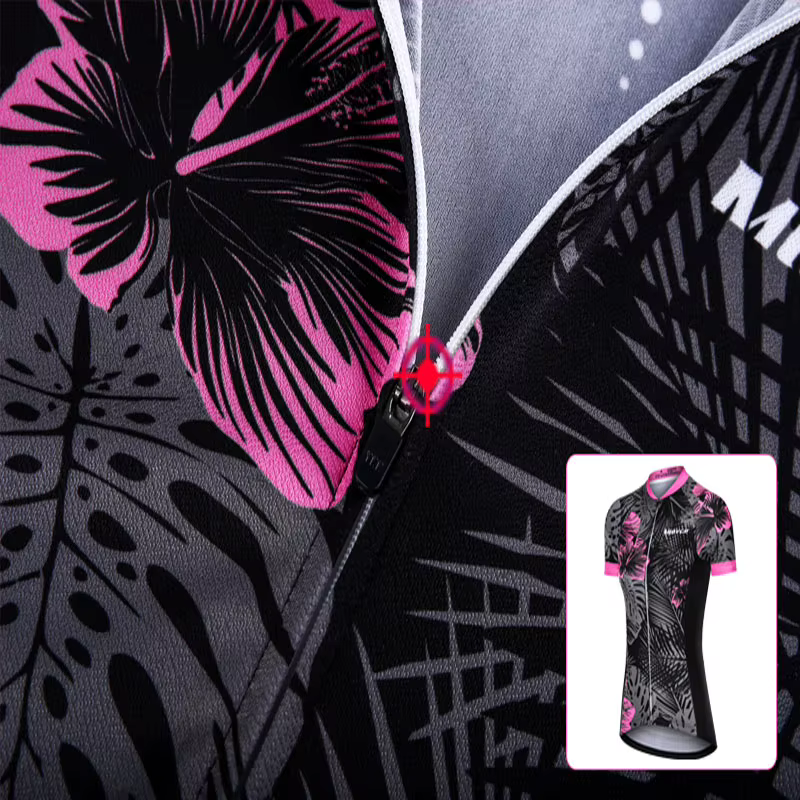 Maillot de cyclisme à manches courtes pour femme