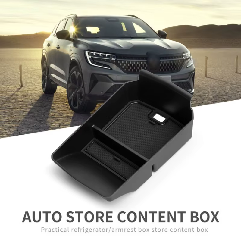 Boîte de rangement pour accoudoir, conteneur de commande central pour Renault Austral E-Tech Hybrid 2023-2024, console bien rangée, accessoires intérieurs de voiture