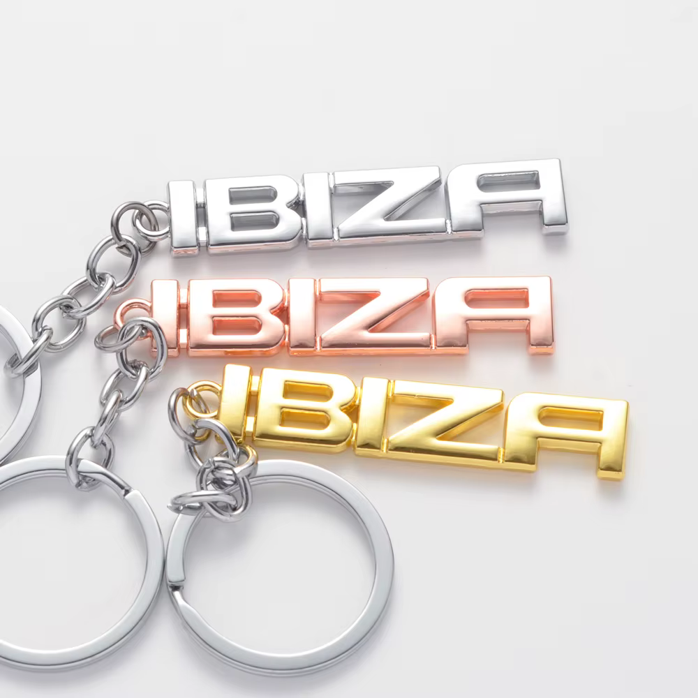 Porte-clés de voiture pour Seat Ibiza, Logo en métal, accessoires