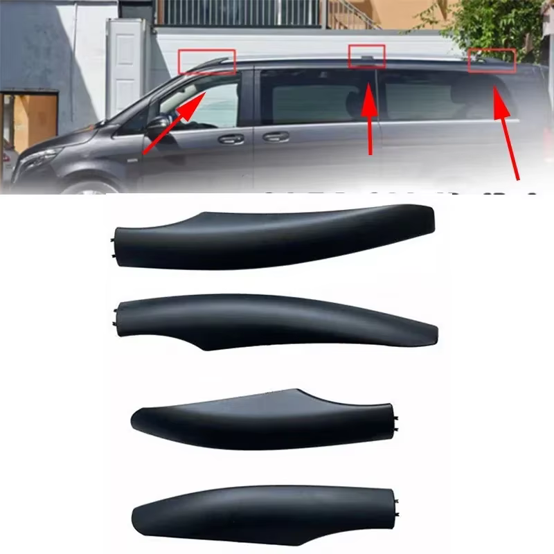 Porte-bagages avant et arrière de voiture, couvercle de coque d'extrémité de Rail de barre à bagages pour mercedes-benz VIANO V260 2008 2009 2010 2011 2012 2013 2014 2015