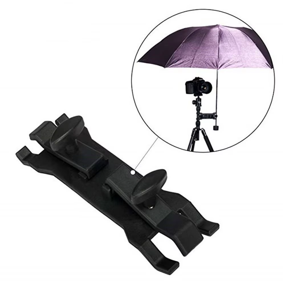Trépied d'appareil photo, pince parapluie, accessoires de trépied de photographie, accessoires d'appareil photo, accessoires SLR