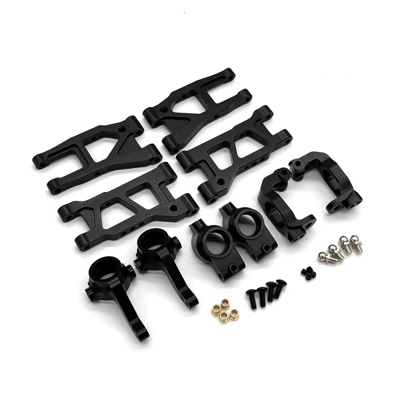 SNRC 1/10 R2 R2-G V2 R2-C V2 R3-G R3-C R3-PRO Accessoires métalliques RC, sangles inférieures avant et arrière, support C, coupelle de direction