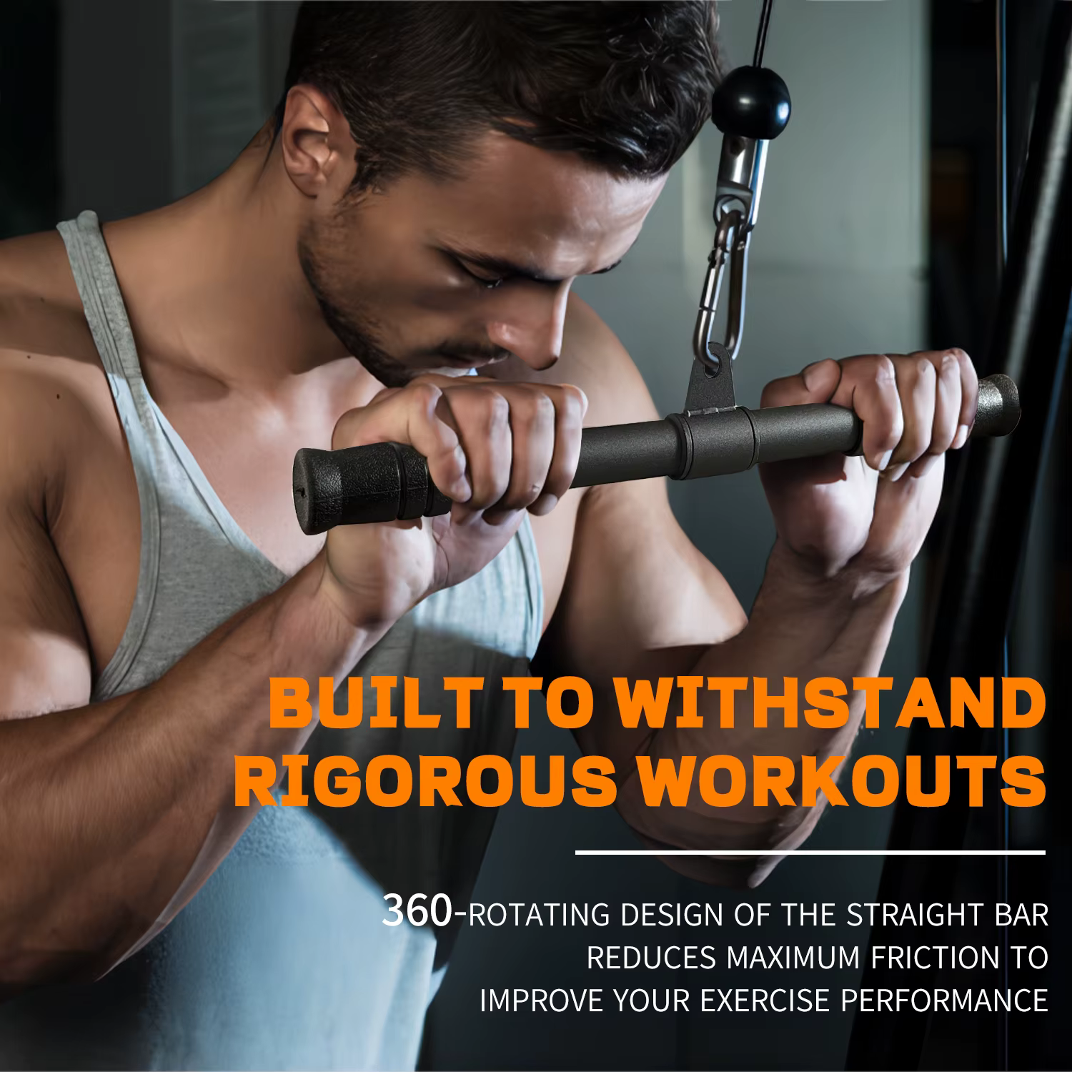 Barre droite pour triceps
