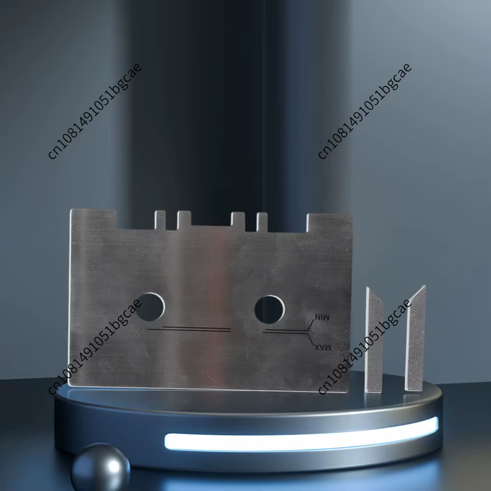 Kit de gabarits de guidage haute précision pour alignement mécanique avec 2 barres de vérification, facile à installer, argenté