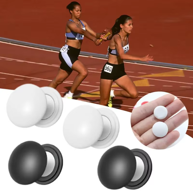 Clips magnétiques pour dossards de course