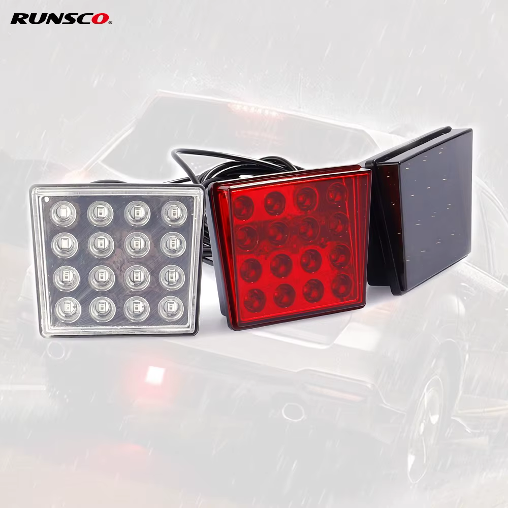 Feux arrière Flash stroboscopique Style F1, feux pilotes de freinage Led pour voiture moto, avertissement automatique, arrêt inverse, feux de sécurité pour pare-chocs