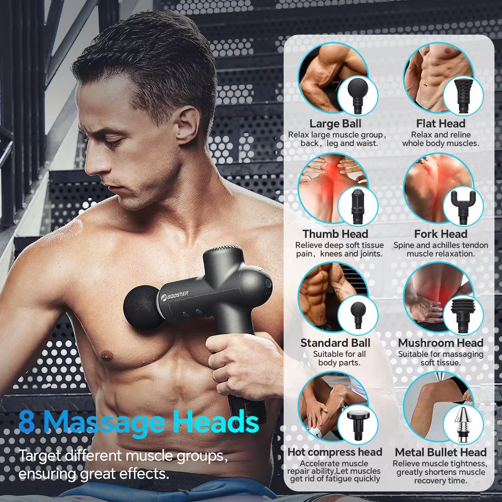 Booster-Pistolet de massage électrique pour le cou