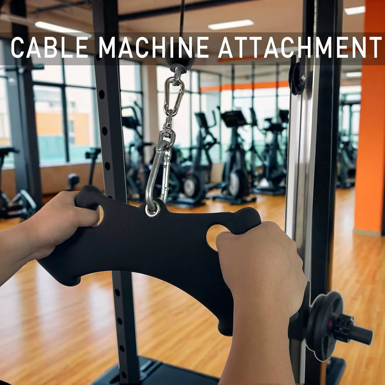 Barre de traction pour machine à câbles