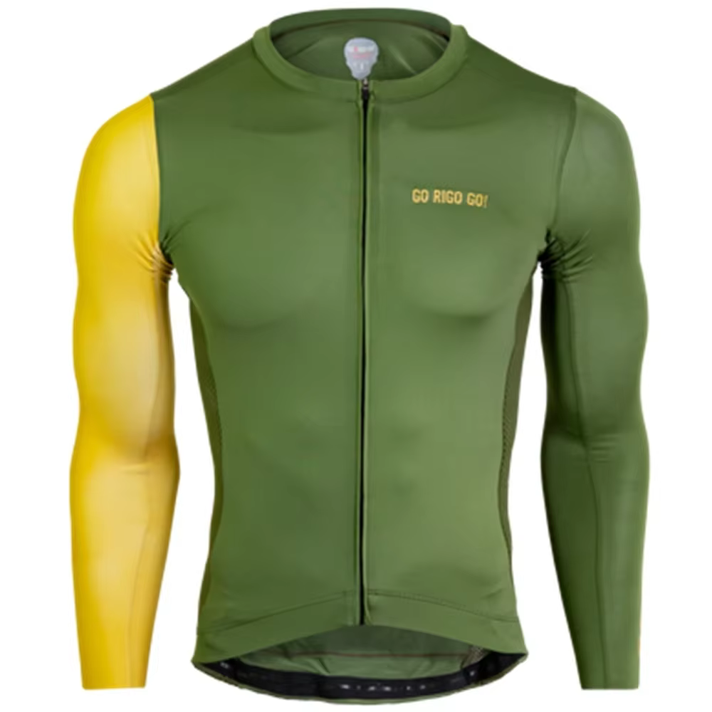 Go Rigo Go-Maillot de cyclisme à manches longues pour homme