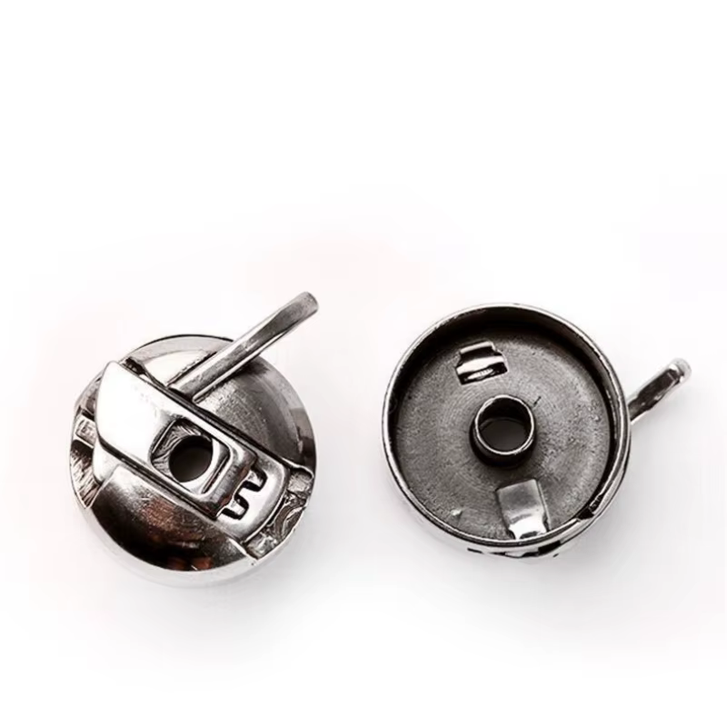 Boîtier de canette + 10 bobines métalliques pour Brother Janome Singer, Machine à coudre domestique, accessoires, outils, 2 pièces