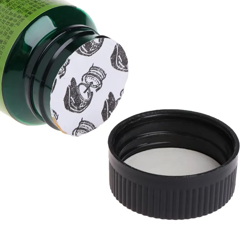 Bouteille de poudre de spiruline