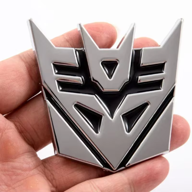 Autocollants de voiture 3D Transformers, logo Decepticons Autobots, autocollants pour voitures rayées, accessoires de décoration de voiture cosplay