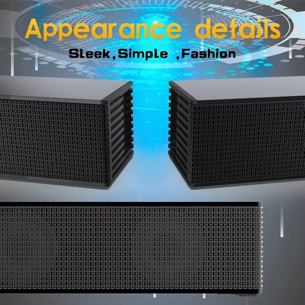 Système de haut-parleurs de barre de son Bluetooth sans fil, haut-parleur sonore Super puissant, filaire, Surround stéréo, projecteur de télévision pour Home cinéma