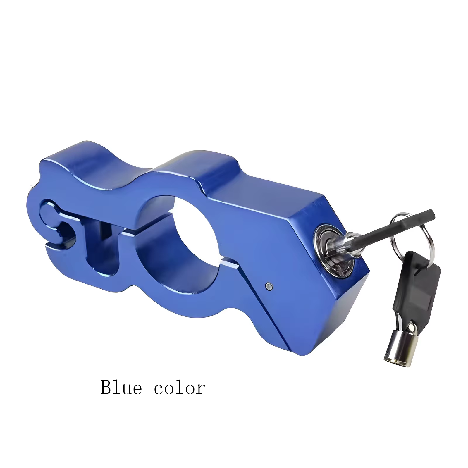 Serrure de guidon de moto, serrures antivol pour véhicule électrique, serrure en alliage d'aluminium, imitation solide, serrures de vol