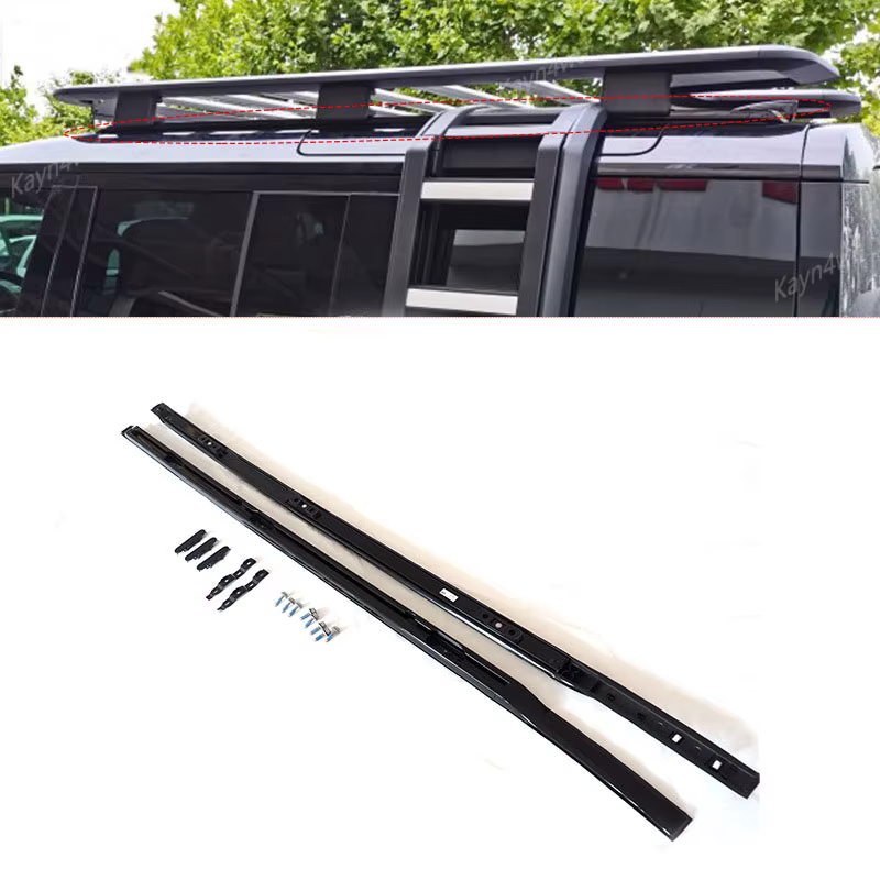 Accessoires tout-terrain 4x4, barres de toit, porte-bagages, barre de transport pour Land Rover L663 Defender 90 110, barres de toit de voiture, 2020 +