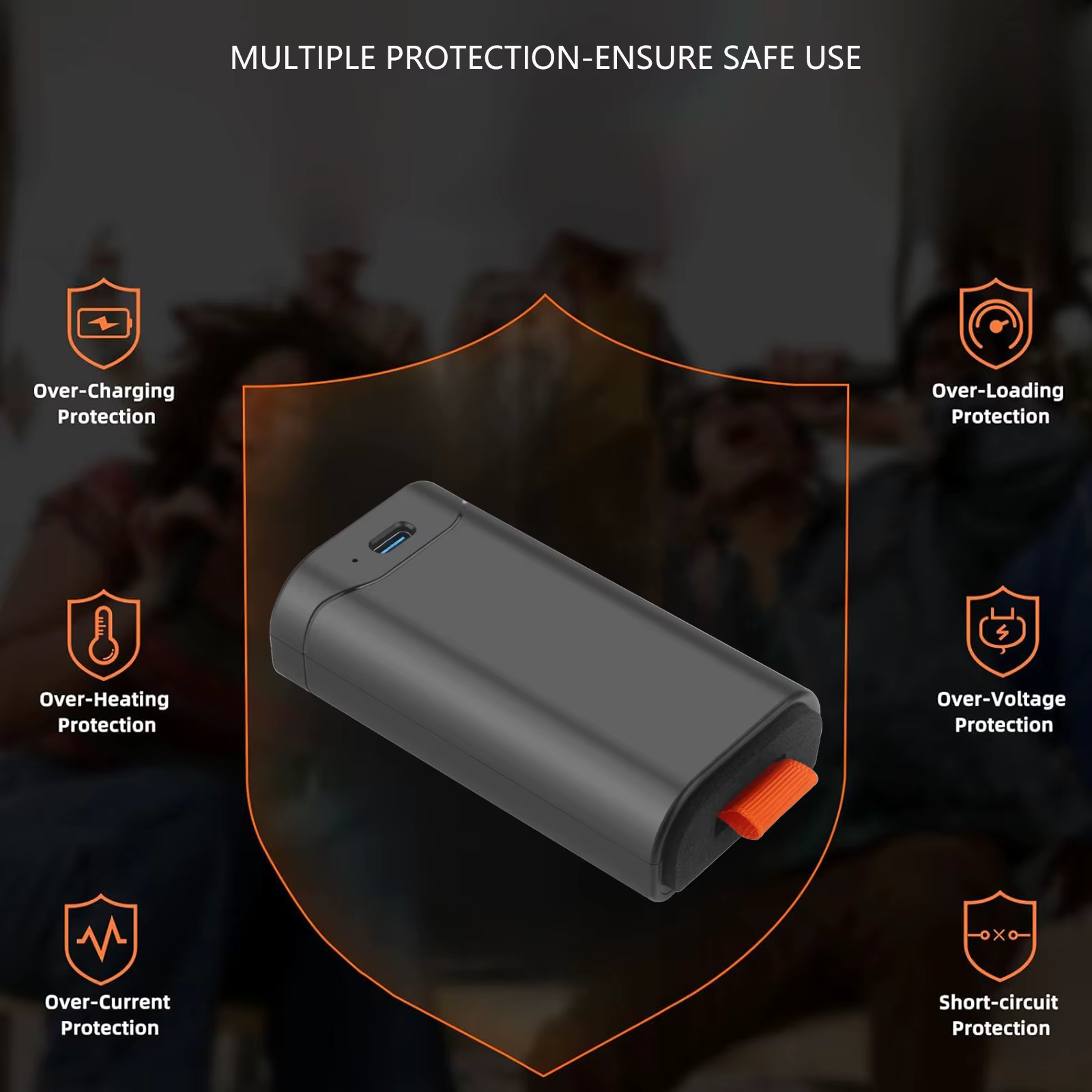 Batterie de remplacement 6800mAh pour batterie JBL 200, Compatible avec le haut-parleur Portable JBL PartyBox Club 120 uniquement