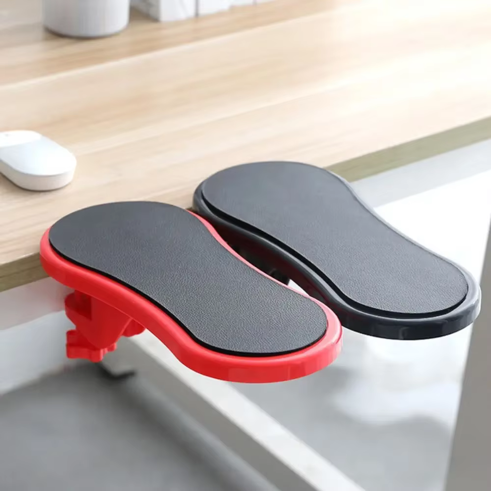 Accoudoir de bureau amovible, Support de bras de Table d'ordinateur Portable réglable, tapis de souris rotatif, repose-poignet, accessoire de bureau