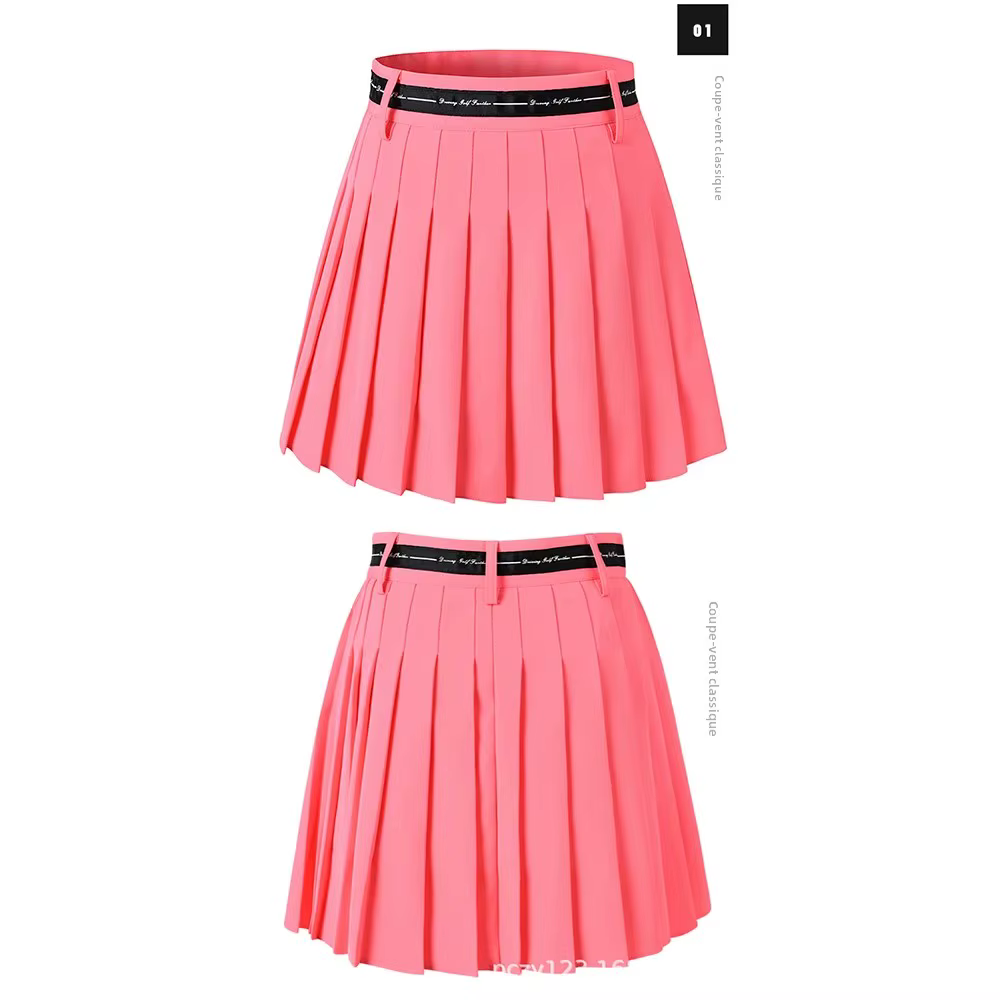 Jupe de Golf plissée taille haute pour femmes