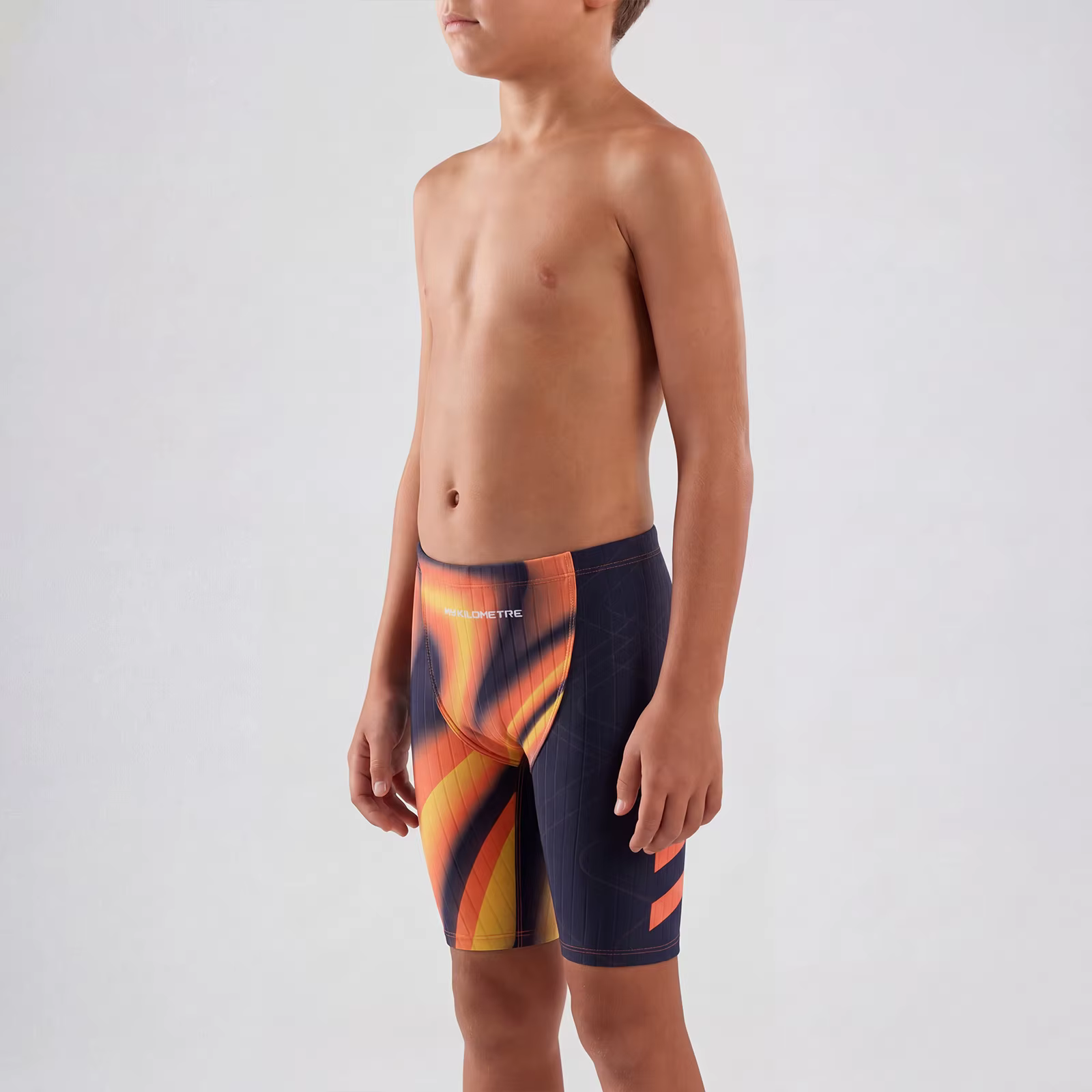 MY KILOMETRE Garçons Maillot de bain brouilleur athlétique en polyester Short