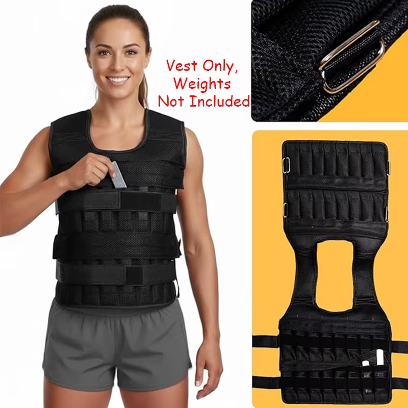 Gilet lesté réglable de 20 kg
