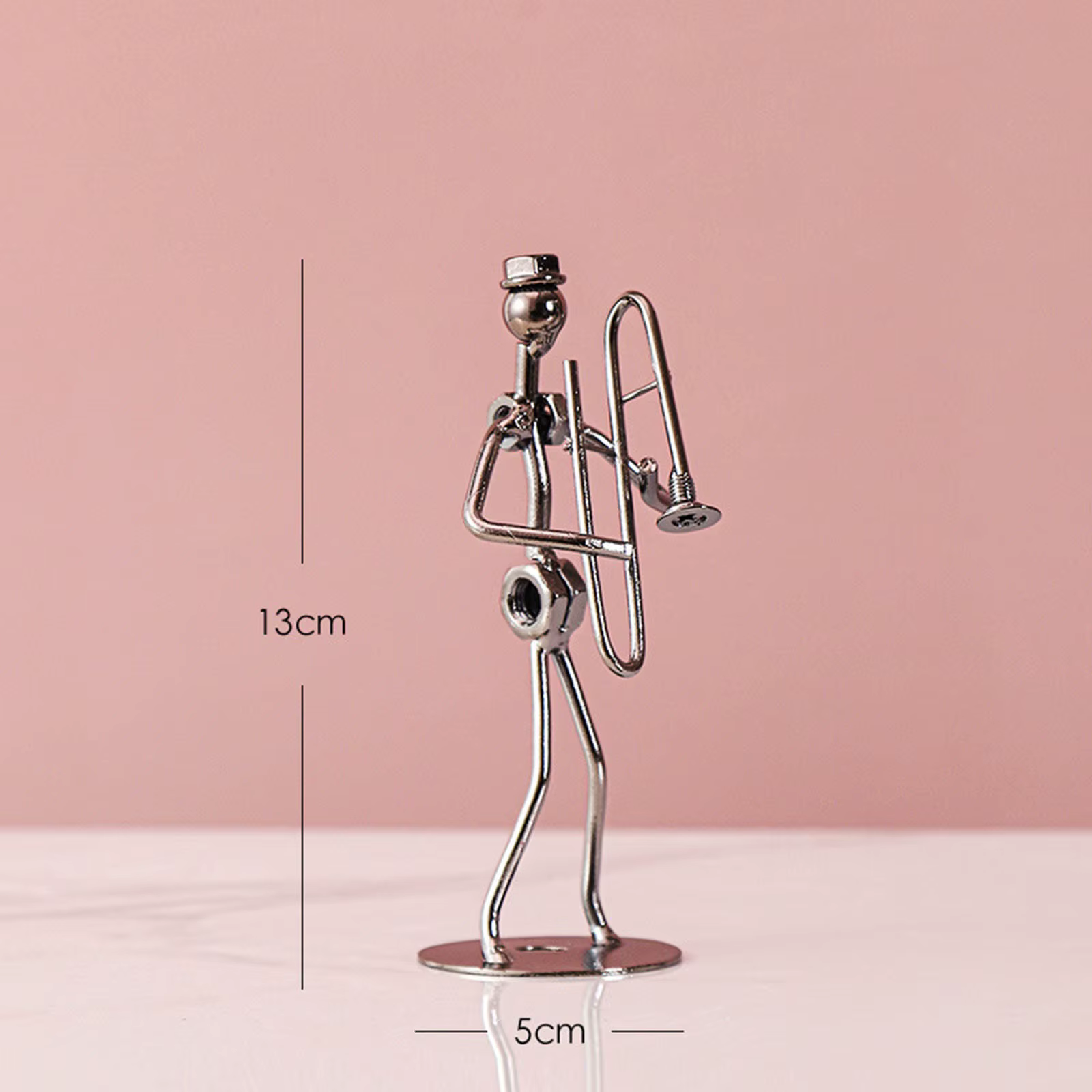 Statue d'homme Musical, décoration de bureau, Sculpture de musicien, Figurine de table pour la maison, bureau, bibliothèque de printemps, mariage