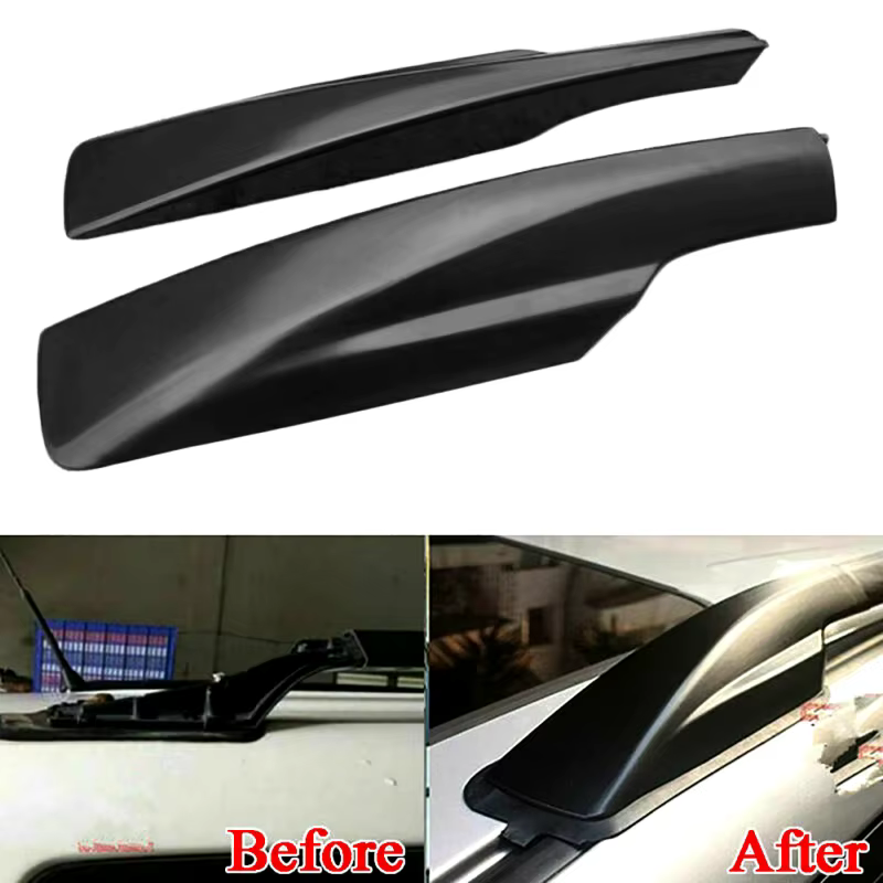 Couvercle de galerie de toit de voiture, 4 pièces, capuchon de coque d'extrémité de Rail de barre pour Toyota RAV4 XA30 2006 – 2012