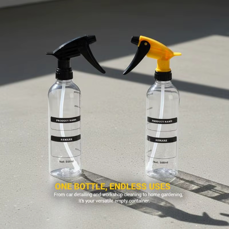 Bouteille pulvérisatrice de haute qualité de 500 ml, résistante aux acides et aux alcalis, idéale pour une utilisation professionnelle en salon