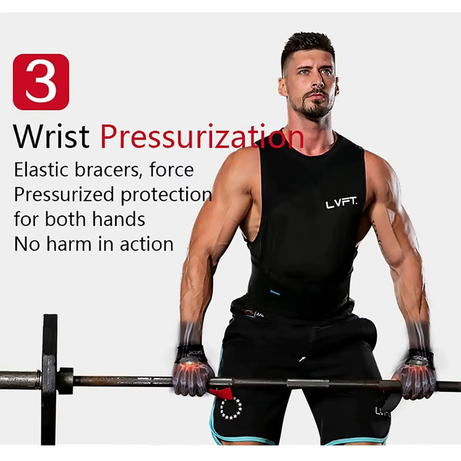 Ceinture de rehausseur de sport en Silicone, 2 pièces/2 paires, barres de traction, Fitness, antidérapante, résistante à l'usure, Deadlift